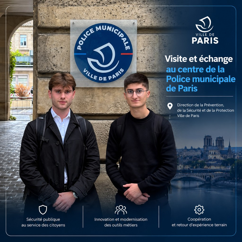 Visite au centre de la Police municipale de Paris, DPSP Ville de Paris